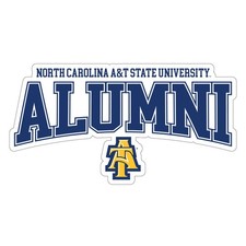 North Carolina A&T State Aggies Laser Cut Alumni Vinyl Sticker/Magnet picture