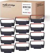 Mycartridge ERC30 ERC-30 ERC 30 34 38 B/R Compatible with Ribbon Cartridge for U picture