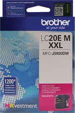 New Genuine Brother LC20E Magenta Ink Cartridge MFC-J5920DW, MFC-J775DW picture