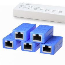 RJ45 Coupler, Ethernet Extender for Cat7/Cat6/Cat5E/Cat5 Female to Female Ethern picture