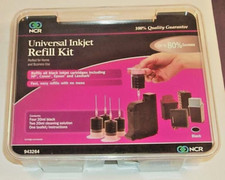 NCR Universal Inkjet 943264 Color Black Refill Kit Fast/Easy Refil No Mess picture