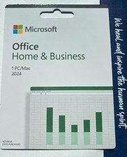 Microsoft Office Home & Business 2024 Product Key Card for Win/Mac, 1 Device picture