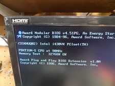 Shuttle HOT-555 Ver. 1.41 Socket 7 ISA Motherboard With Pentium 90 And 32 Mb Ram picture