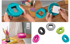 Quirky Cord Organizer Cable Wrap Macbook Pro Adapter iPhone Charger Earbud Lot picture