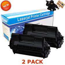 2 PK Black Toner Cartridge For Okidata 52123601 B710DN B710N B720N B730DN B730N picture