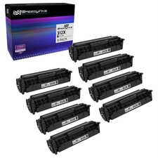 8PK Reman Replacement Laser Toner Cartridge for HP 312X CF380X HY Black picture