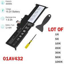 LOT 01AV432 Battery For Lenovo ThinkPad Yoga 12 X260 370 X380 00HW027 15.2V 51Wh picture