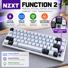 NZXT Function 2 MiniTKL Optical Gaming Keyboard White (Right Arrow Key Missing) picture