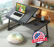 Escritorio para portátil para sofá cama escritorio portátil para portátil, negro picture