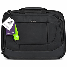 Targus 15.6 in Padded Laptop Briefcase, Polyester, Black (LP12655658) picture