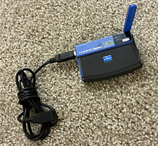 Linksys Wireless-G USB Adapter 2.4GHz 802.11g 54 Mbps WUSB54G v4 Blue/Black picture