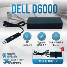 Genuine Dell USB-C Docking Station for XPS 13 9365 2-in-1 9370 w/AC Adapter picture