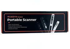 MUNBYN Wand Portable Scanner A4 900DPI OCR USB 2.0 32GB Support NEW SEALED S9 picture
