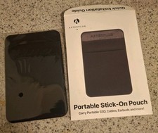 Afterplug Portable Stick-On Pouch for SSD Earbuds Cables Accessories 3M Adhesive picture