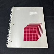 Vintage IBM System Product Interpreter Users Guide Release 3 February 1984 picture