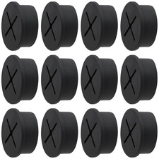 Flexible Rubber Grommets, Silicone Cable Cord Grommet Wire Hole Cover 12Pack picture