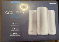 NETGEAR Orbi Dual-Band WiFi 7 Mesh Network System (RBE363-100NAS)... FREE S&H picture