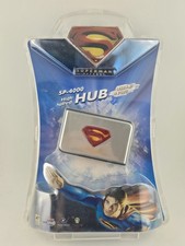 BUSlink I-Rocks Superman Returns  USB 2.0 4-Ports External Hub SP-4000-BL J102 picture