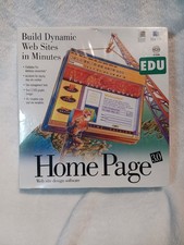 Home Page 3.0 Website Design Software Mac OS 1996 Vintage Rare Collectible NIB picture