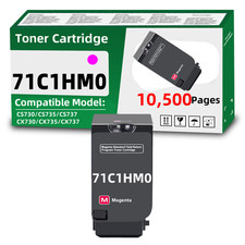 71C1HM0 Magenta Toner Cartridge Compatible for Lexmark CS730 CS735 CS737 CX735 picture