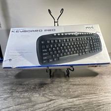 Micro Innovations-Internet Keyboard Elite-KB535BL-USB or PS/2-16 Hot Keys NIB picture