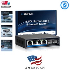 6 Ports 2.5Gb Unmanaged Ethernet Switch with 4* 2.5G Base-T Ports, 2* 10G SFP... picture