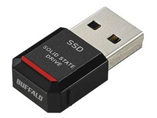 SSD 1TB Ultra-small Portable USB3.2 Gen2 Read 600MB/s Black Buffalo SSD-PST1.0U3 picture