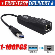 USB 3.0 Gigabit Ethernet LAN RJ45 1000Mbps Network Adapter For Windows PCMac LOT picture