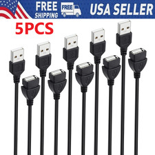 5x High-Speed USB-USB Extension Cable USB 2.0 Adapter Extender Cord Male/Female picture