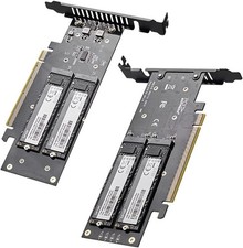 JEYI Quad NVMe PCIe 4.0 X16 Expansion Card. Bifurcation Required picture