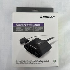 IOGEAR 2x4 2.0 Peripheral Sharing Switch GUS402 Black picture