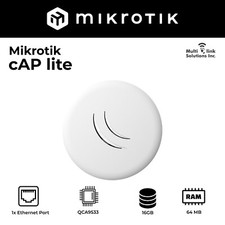 MikroTik RBcAPL-2nD cAP lite Ceiling/Wall AP 1xLAN Wireless N 300Mbps AP picture