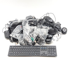 Dell, HP, Logitech & More Assorted Computer Mice & Keyboard | Lot of 51 picture