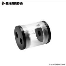Barrow 50MM-L60 Cylindrical PC Water Cooling Reservoir Tank 50mm POM Acrylic picture