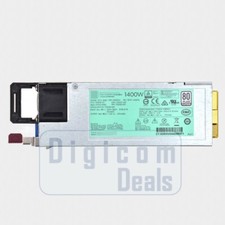 HP 1400W FLEX SLOT PLATINUM PLUS HOT PLUG 200-240V POWER SUPPLY 733428-101 picture