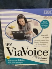 IBM ViaVoice You Talk it Types for Windows Release 8. NEW but UPC was removed picture