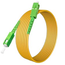 100ft 30m SC/APC to SC/APC Fiber Optic Internet Cable, Single Mode Fiber Patc... picture