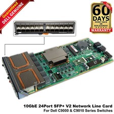 Dell 24-Port 10Gbps SFP+ V2 Line Card for C9000 C9010 Series Switches - X1CDJ picture