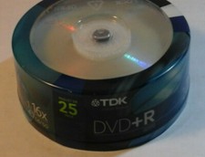TDK DVD+R 25 pack 4.7GB 16X  NEW picture