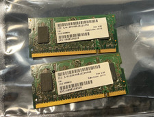 2x 1GB QIMONDA LAPTOP MEMORY RAM HYS64T128020EDL-2.5C2 2Rx16 PC2-6400S-666-12-A0 picture