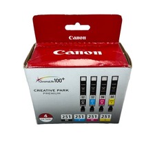 OEM Canon CLI-251 BK/CMY 4-Pack Creative Pack Premium Ink Tanks 2013 ChromaLife picture