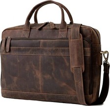 VC VINTAGE COUTURE Leather briefcase bag for 18