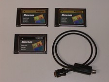 Qty 3 Vintage Xircom CreditCard Ethernet Adapter PCMCIA & A 10Base-2 Dongle Cabl picture