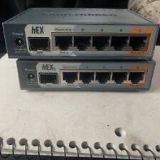 Lot Of 2 Used Mikrotik hEX S Ethernet router | 5 Ethernet port 1.25Gbs SFP picture