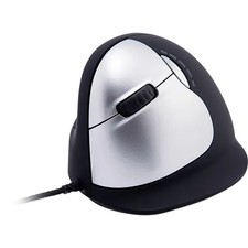 R-GO Tools RGOHELELA HE () USB Ergonomic Mouse Size: L Optical Black / Arg picture
