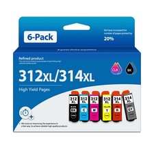 312XL 314XL 6PK 6 Color High Yield Ink Replacement for Expression Photo XP-15000 picture
