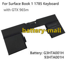 New Battery 93HTA001H For Microsoft Surface Book 1785 Advanced Keyboard Base GTX picture
