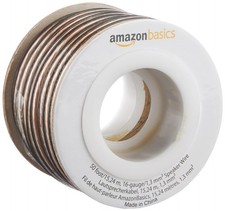 Amazon Basics 16-Gauge Speaker Wire Cable Polarity Marked 50ft Clear picture