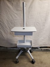 ERGOTRON Zido Anthro Mobile PC Cart Rolling Workstation, tray and pc storage picture