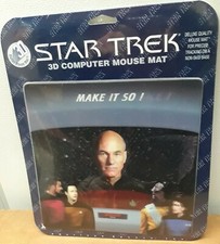 Star Trek 3D Computer Mouse Mat The Next Generation Captain Picard Borg picture